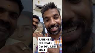 #7 PARENT REVIEW DTU LEET 2024 TOPPER TALKS FOR DIPLOMA STU. BTECH LATERAL ENTRY 2025 #leetcoaching