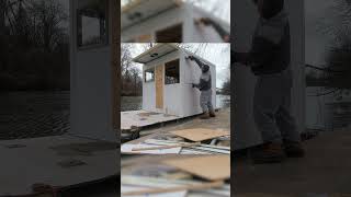 DIY Solar Boat Gets Windows #boat #diy #adventure