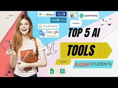 🎓 AI Tools for B Com Students  Study Smarter! 📊✨ Must Have Apps & Tips! 💼🚀