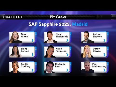 Qualitest at SAP Sapphire Madrid 2025