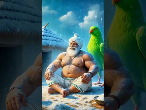 The parrot makes it rain #ai #cartoonstory #ytshorts #moralstories #story #viralshort #children