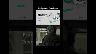 Designer vs Developer 😂 #shorts #short #ui #uidesign #developer #uidesigntutorial