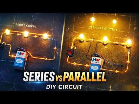 How to make parallel circuit and series circuit in Telugu ||learntech arena