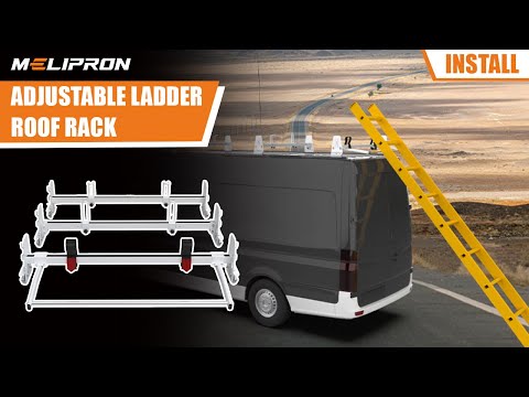MELIPRON - Adjustable Ladder Roof Rack with Rear Roller - Installation Process
