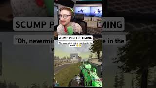 SCUMP perfect timing #bo6 #funny #warzone #gaming #callofduty #cod #scump  #twitchclips #twitch