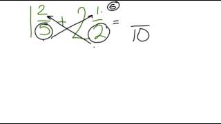 adding mixed numbers using cross multiplication