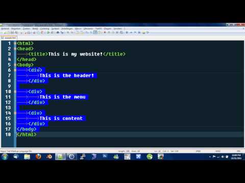 Howto create a simple website - Part 1