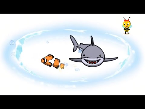 🐝 Molly’s Magic Ocean 🎨✨ | 🐟 Funny Fish & 🦈 Friendly Shark Painting Song