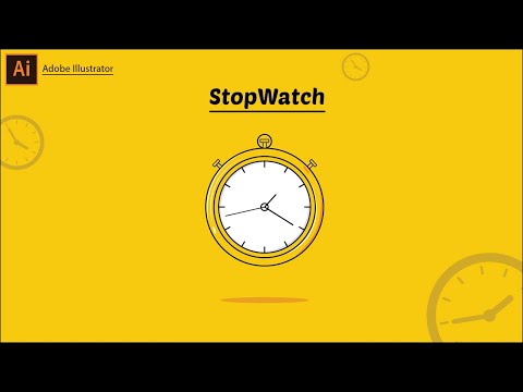Design Stopwatch Vector in Adobe Illustrator | Easy Tutorial for beginners | Mr Dude