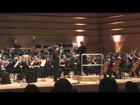 Beethoven Violin Concerto, part 2 of 5 - Daniel Bell, Garry Walker, Edinburgh Youth Orchestra (2010)