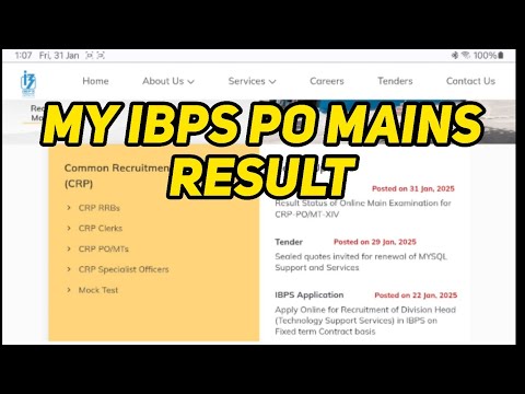 My Ibps Po Mains Result ☺️what is my result?🤔#ibpspomainsresult