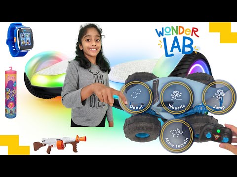 TOY UNBOXING  - WALMART WONDERLAB | MONSTER TRUCK, BARBIE COLOR REVEAL, SMART WATCH