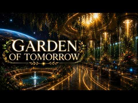 Garden of Tomorrow [Orbital Gardens] Space Garden Ambience for Sleep & Reflection (2 Hours) 4K