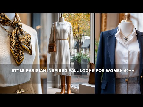 Style Parisian Inspired Fall Looks for Women Over 60