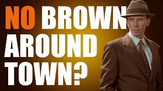 How to style a brown suit, with different shirts and ties, and of course, a fedora.