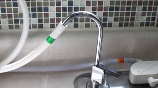 Kangen Water Machine Custom Faucet Installation