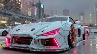 Future of Racing. 2030. Cyberpunk