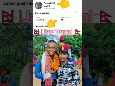 Jay Nepal || 4000 Hours Watch Time Complete Thanks Kaise 🙏