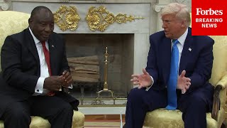 BREAKING NEWS: Trump, South Africa President Have Shocking Argument About White Farmer Death Claims