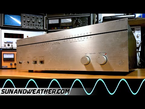 Luxman M-120A - Power Test and Level Indicator Calibration