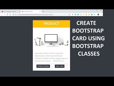 Bootstrap Card | Using html and bootstrap | 100% Responsive