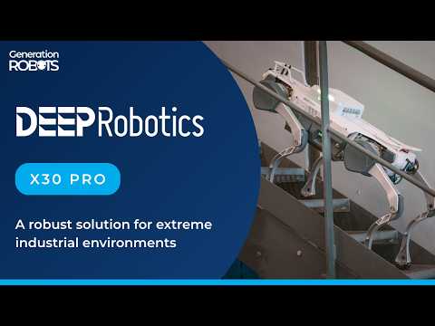 Deep Robotics Quadruped Robot X30 – Field test by our engineers ✅