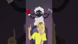 Girl and Sheep (animation) #2danimation #memes #characterdesign #animation #cartoonart #funny