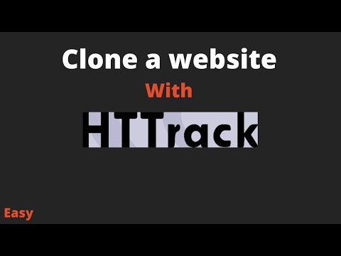 Clone a Website with HTTrack | Clone le code html et css d'un site web Facilement!