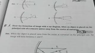 10th class physics/ reflection of light at curved surfaces/questions and answers