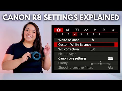 Canon EOS R8 VIDEO Settings: SETUP Guide for C-Log, 120FPS etc.