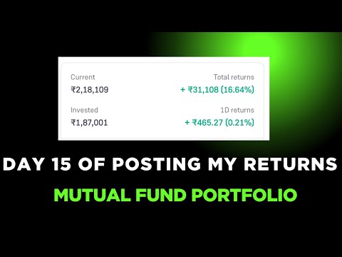Day 15: Mutual Fund Portfolio Returns 📊 | Market में हलचल, क्या Portfolio बढ़ा? | Grow Money