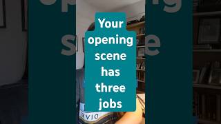 Your opening scene has three jobs ✅ #firstchapter #writingtips #writingadvice #booktok #howtowrite