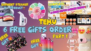 TEMU '6 FREE GIFTS'ORDER 🎁 💃|TEMU BEST FIND FOR HOME🔥🥳|IS TEMU SCAM🎀|@Life_With-Sara_Khan#temusale