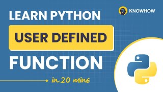 Python User Defined Functions with Practical Examples