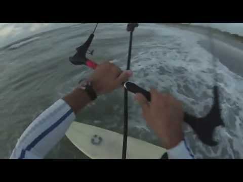 Strapless at Sunset (kitesurfing