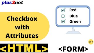 HTML form Checkbox input types to collect user selected options with attributes