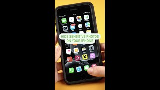 How to Hide Sensitive Photos on Your iPhone #shorts