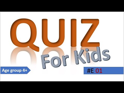 QUIZ For Kids II General  knowledge  II E1 II Buttu Kids