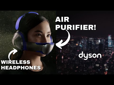 Dyson made Air Purifying Wireless Headphones!? Dyson Zone Overview