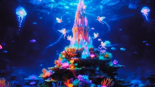 Lost Crystal Temple – Underwater Fantasy Ambience | Calming Ocean Music for Relaxation