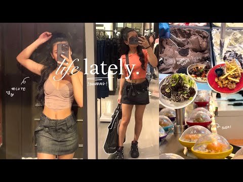 VLOG🍦: food++!, realistic day out, shop 4 helix earring | life lately