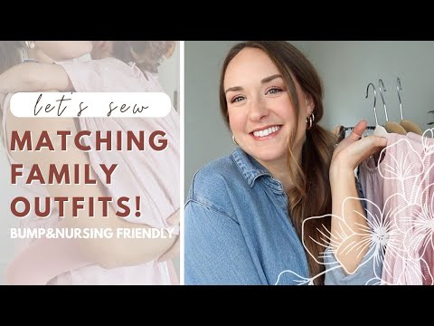Let's Sew A Matchich Family Set! | FREE Bump & Nursing Friendly Pattern!