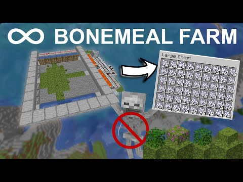 Minecraft: Easy BONEMEAL FARM 1.18 Automatic AFK Tutorial