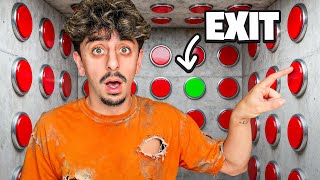 100 Mystery Buttons.. But Only ONE Lets You Escape!