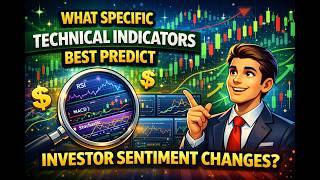 What specific technical indicators best predict investor sentiment changes