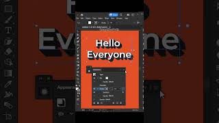 How to create a text shadow effect in Adobe Illustrator #adobeillustrator #tutorial #adobesoftware