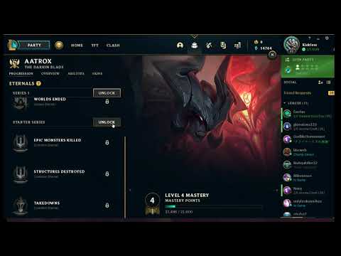 I bought the Starter series eternal pass for all champions