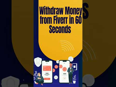 Withdraw money from Fiverr in 60 secs | Tips for PayPal, Bank, and Payoneer #shorts #fiverrtips