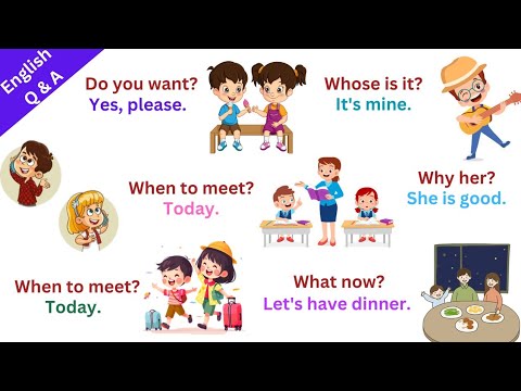 Daily Use English Question Answers | Fun Learning Question Answers