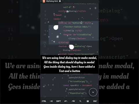 Do you know about html dialog tag? #html #tips #shorts  #bajrangcoders
